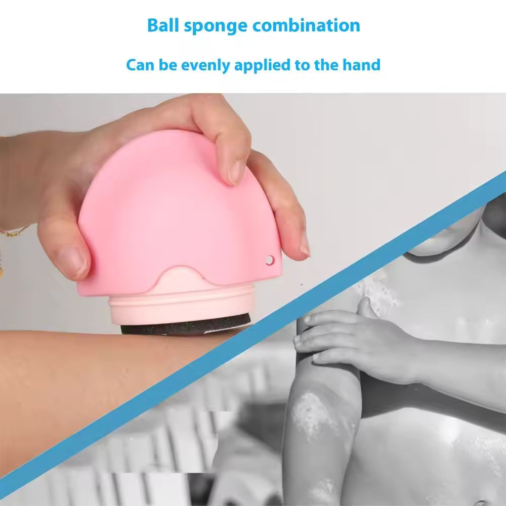 Silicone Suncream Roller Applicator – Refillable Oval Lotion & Sunscreen Bottle | Soft Silicone Roller Head for Smooth, No-Mess Application | Travel-Friendly Cosmetic Tool