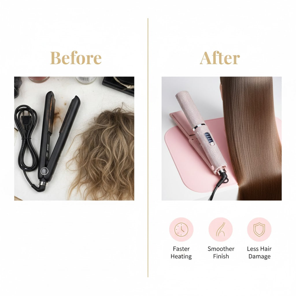 Rechargeable Travel Makeup Bag with LED Lighted Mirror — Portable Touch-Screen Cosmetic Organizer with 3 Light Modes | Tabletop Vanity Case for Travel &amp; Daily Use